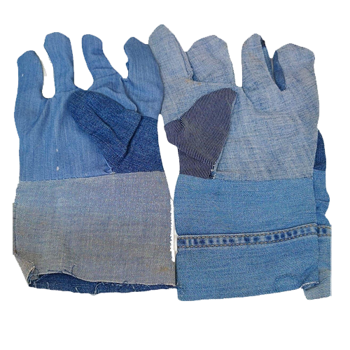 COTTON JEANS GLOVES
